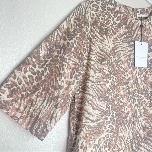 NWT SPELL & The Gypsy Ada Leopard Tunic Mini Dress - Picture 6 of 14